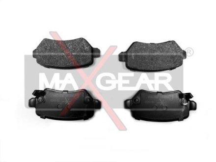 Колодки гальмівні дискові задні, комплект MAXGEAR 19-0450