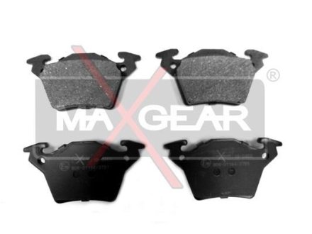 Колодки гальмівні дискові задні, комплект MAXGEAR 19-0469