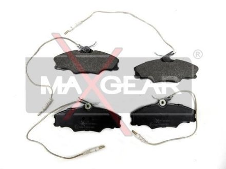 Колодки гальмівні дискові, комплект MAXGEAR 19-0551