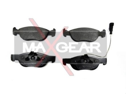 Колодки гальмівні дискові, комплект MAXGEAR 19-0655