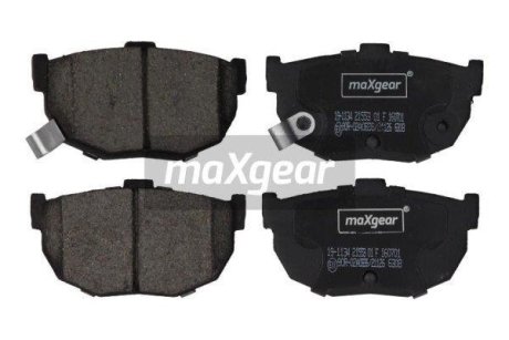 Колодки гальмівні дискові, комплект MAXGEAR 19-1134