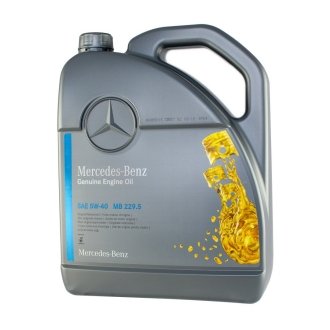 Масло моторное -Benz / Smart PKW-Synthetic MB 229.5 5W-40 (5 л) MERCEDES A000989920213aife