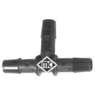 Переходник пластмассовый T10-10-10 mm METALCAUCHO 00064