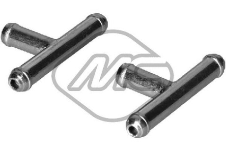 Переходник металлический T 10-10-10 mm METALCAUCHO 03005