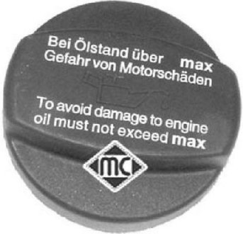 Пробка маслозаливной горловины Mercedes OM314/52/64/66, 401-3/7, 421-3/7 METALCAUCHO 03734 (фото 1)