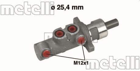 Главный тормозной цилиндр METELLI 05-0275