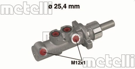 Главный тормозной цилиндр METELLI 05-0314