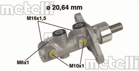 Главный тормозной цилиндр METELLI 05-0346