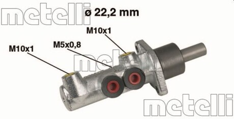 Главный тормозной цилиндр METELLI 05-0354