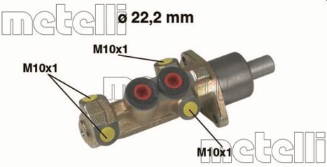 Циліндр гальмівний головний METELLI 05-0387