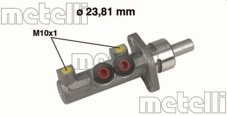 Главный тормозной цилиндр METELLI 05-0412