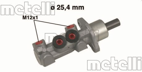 Главный тормозной цилиндр METELLI 05-0451