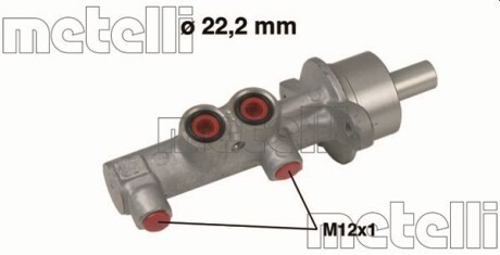 Главный тормозной цилиндр METELLI 05-0540