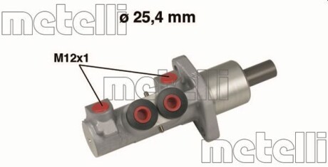 Главный тормозной цилиндр METELLI 05-0606