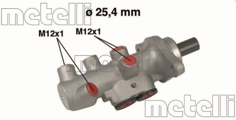 Главный тормозной цилиндр METELLI 05-0607