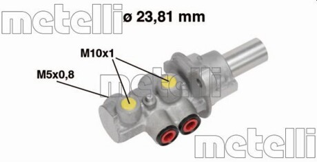 Циліндр гідравлічний гальмівний METELLI 05-0683