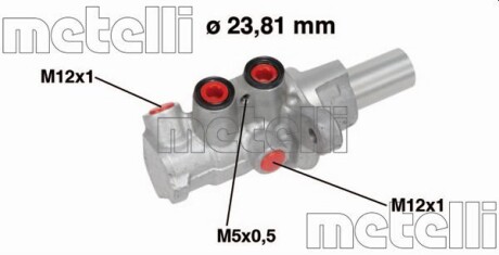 Главный тормозной цилиндр METELLI 050749