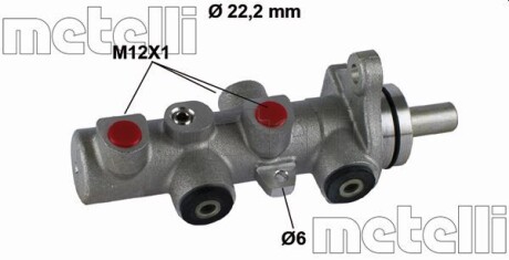 Главный тормозной цилиндр METELLI 05-0793