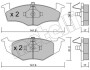 Комплект гальмівних колодок (дискових) METELLI 22-0206-0 (фото 1)