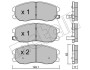 Комплект гальмівних колодок (дискових) METELLI 22-0778-0 (фото 1)