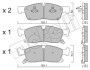 Комплект гальмівних колодок (дискових) METELLI 22-0927-0 (фото 1)