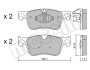 Комплект гальмівних колодок (дискових) METELLI 22-0984-0 (фото 1)