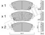 Комплект гальмівних колодок (дискових) METELLI 22-0992-0 (фото 1)