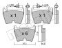 Комплект гальмівних колодок (дискових) METELLI 22-1043-0 (фото 1)