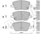 Комплект гальмівних колодок (дискових) METELLI 22-1103-0 (фото 1)