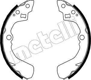 Комплект тормозных колодок METELLI 53-0037