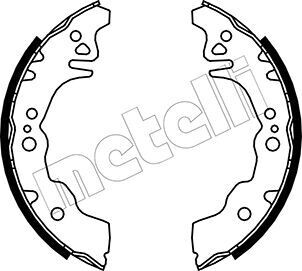 Комплект тормозных колодок METELLI 53-0043