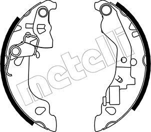 Комплект тормозных колодок METELLI 53-0079Y