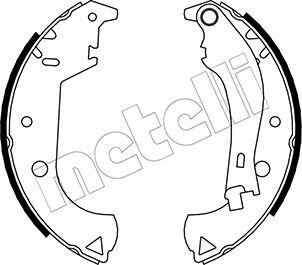 Комплект тормозных колодок METELLI 53-0081Y