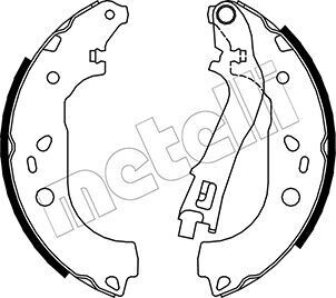 Комплект тормозных колодок METELLI 53-0088