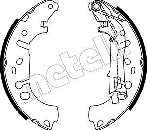 Комплект тормозных колодок METELLI 53-0093 (фото 1)