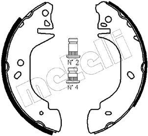 Комплект тормозных колодок METELLI 53-0122 (фото 1)