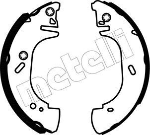 Комплект тормозных колодок METELLI 53-0123