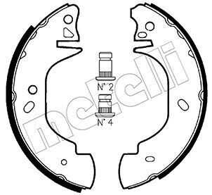 Комплект тормозных колодок METELLI 53-0126