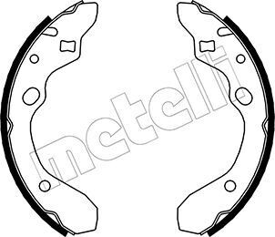 Комплект тормозных колодок METELLI 53-0210