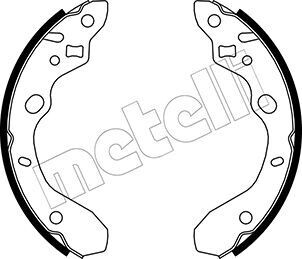 Комплект тормозных колодок METELLI 53-0214