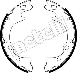 Комплект тормозных колодок METELLI 53-0221