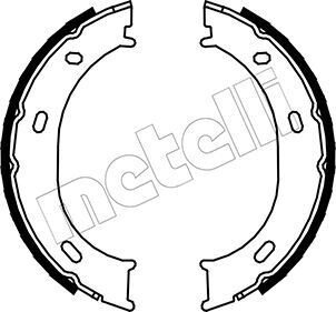 Комплект тормозных колодок, стояночная тормозная система METELLI 53-0239 (фото 1)