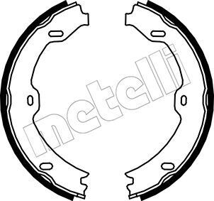 Комплект тормозных колодок, стояночная тормозная система METELLI 53-0243