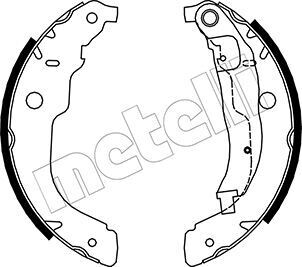 Комплект тормозных колодок METELLI 53-0333