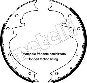 Комплект тормозных колодок METELLI 53-0352