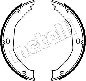 Комплект тормозных колодок, стояночная тормозная система METELLI 53-0360