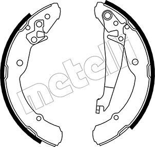 Комплект тормозных колодок METELLI 53-0379 (фото 1)