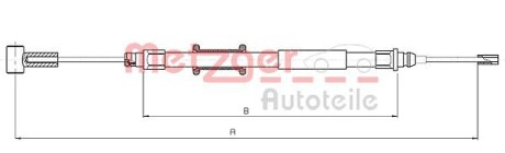 Трос ручного гальма METZGER 10.4744