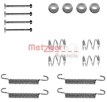 Монтажний к-кт гальмівних колодок METZGER 105-0791