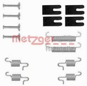 Монтажний к-кт гальмівних колодок METZGER 105-0850